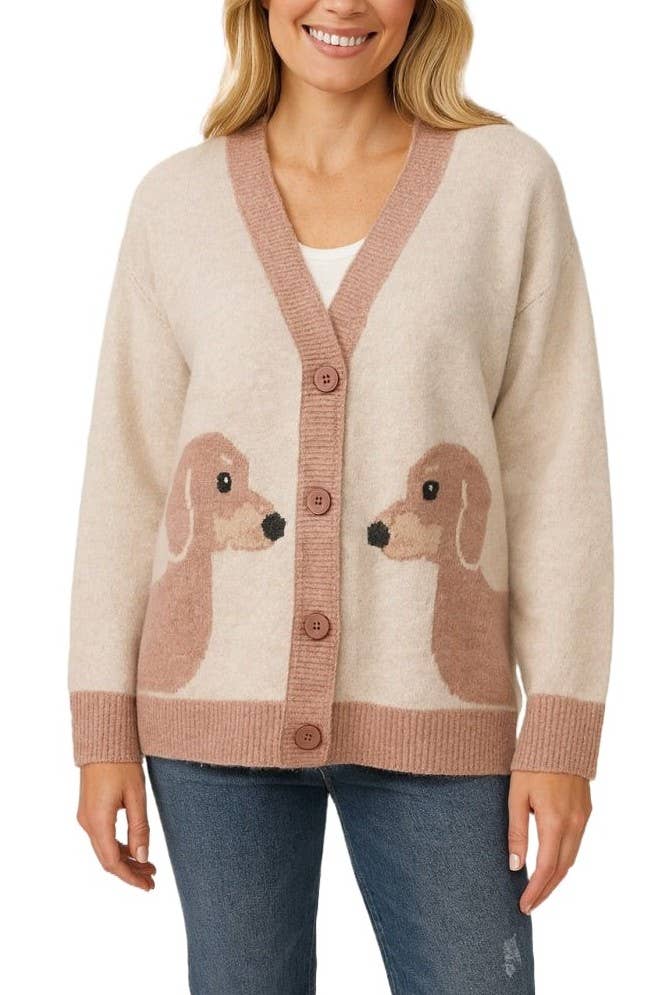 Knit Dog Cardigan