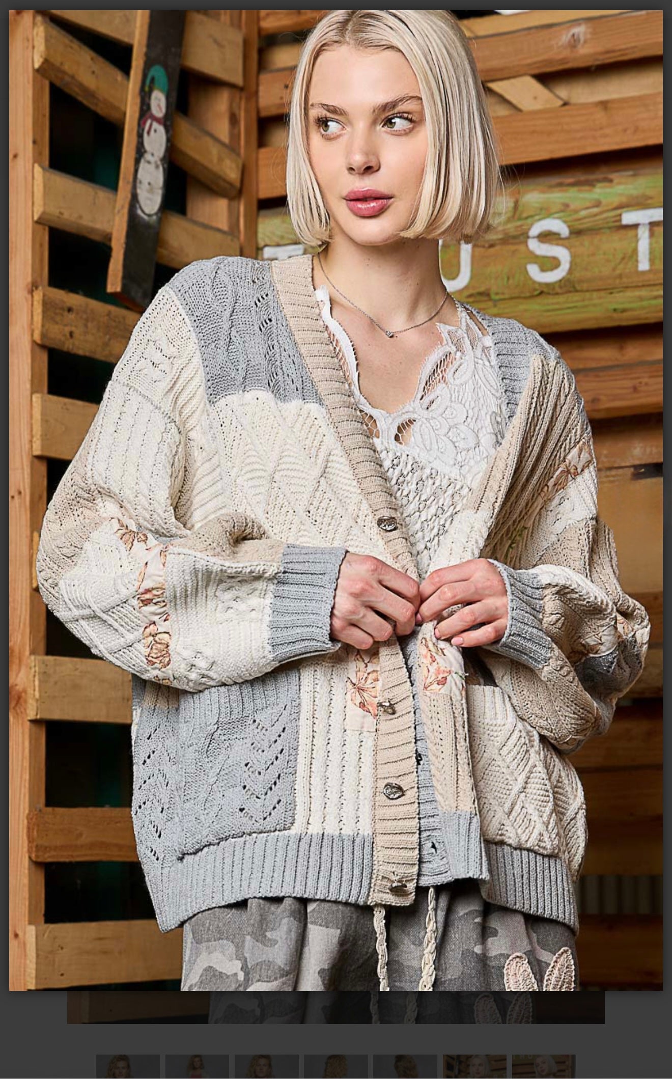 Pol V Neck Cardigan
