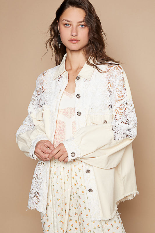 Jenny Cream Lace Jacket
