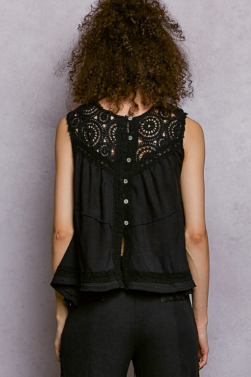 Valerie Lace Sleeveless Top
