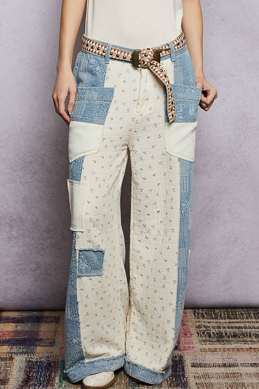 Tiffany Bow Denim Pants