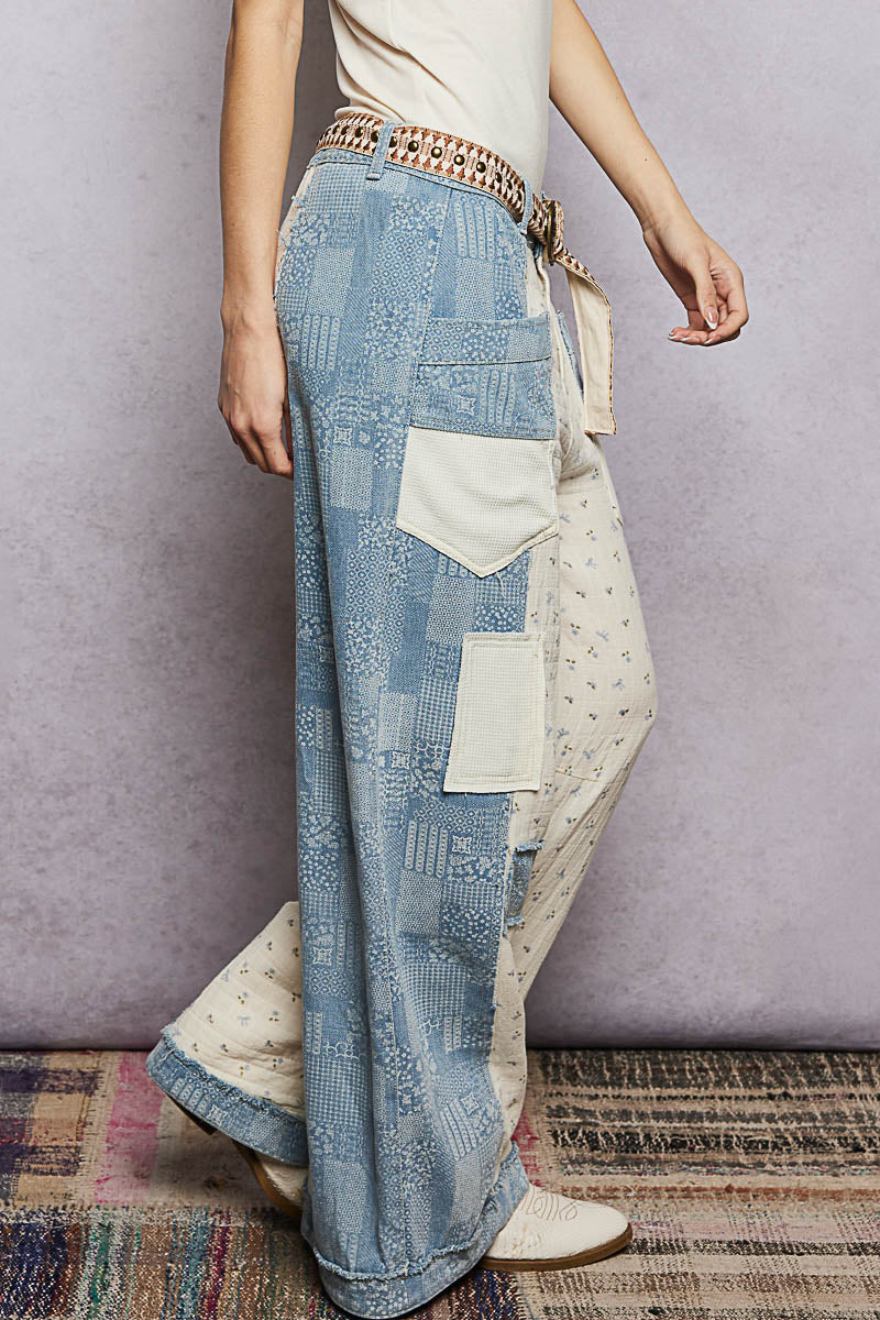 Tiffany Bow Denim Pants
