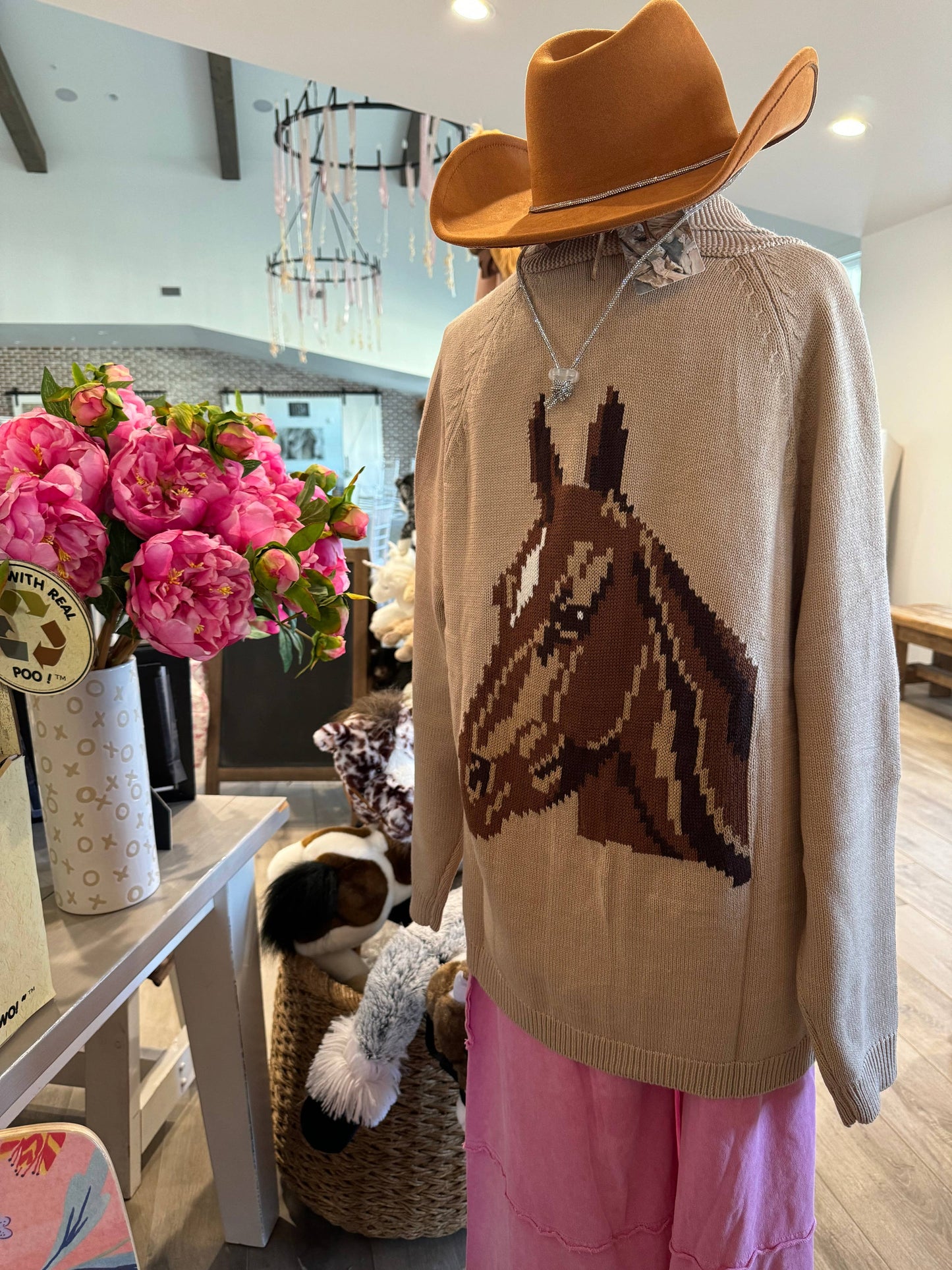 Equine Embrace Jacquard Sweater