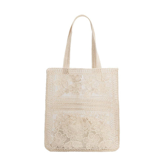 Aire Natural Crochet Tote Bag