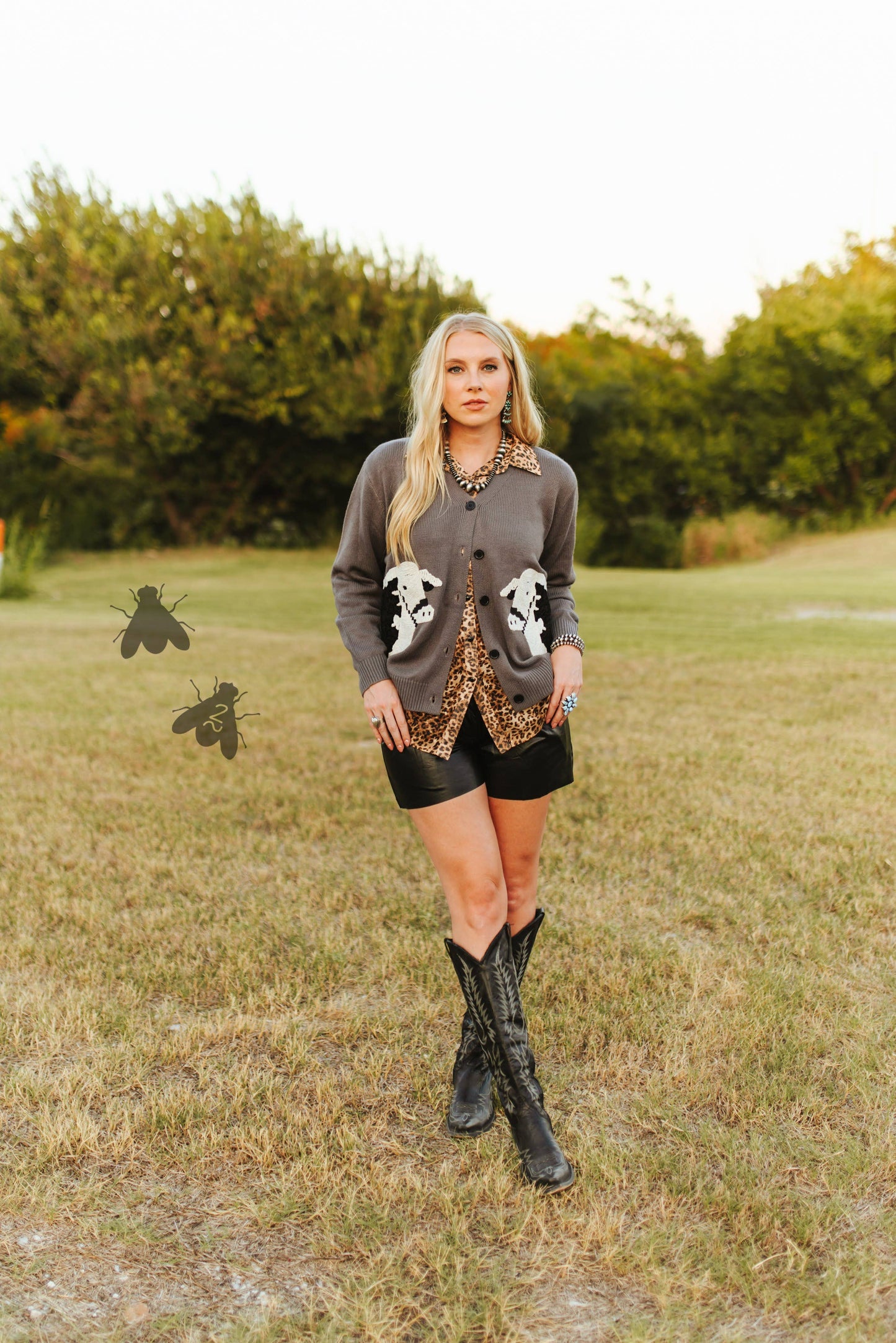 CATTLE CARDI *BLK BALDY