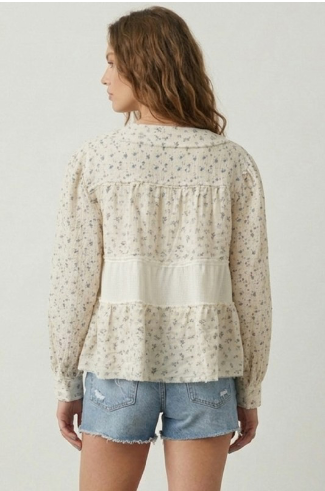 Valentina Ditsy Floral Long Sleeve Top