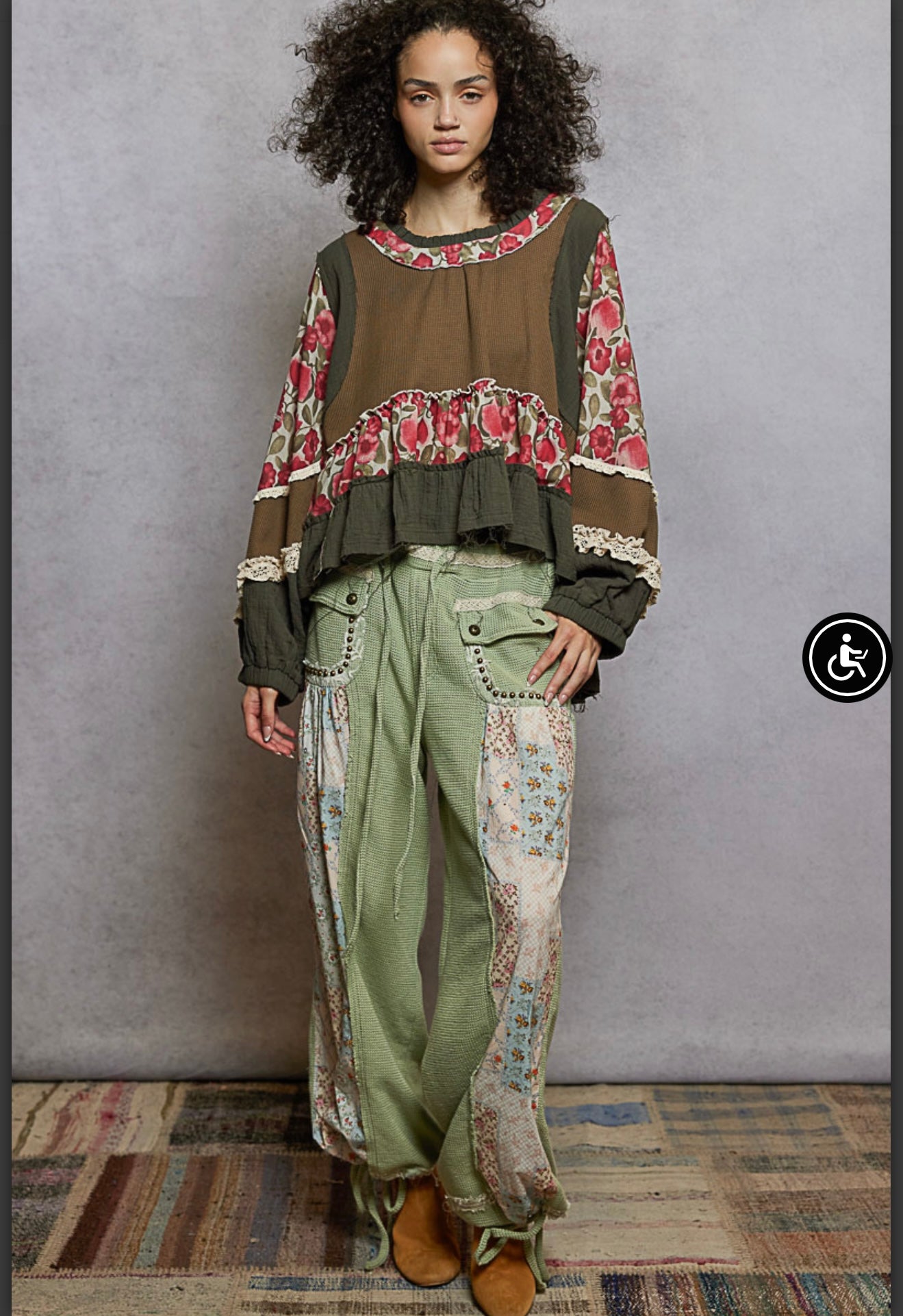 Marissa Floral Tiered Top