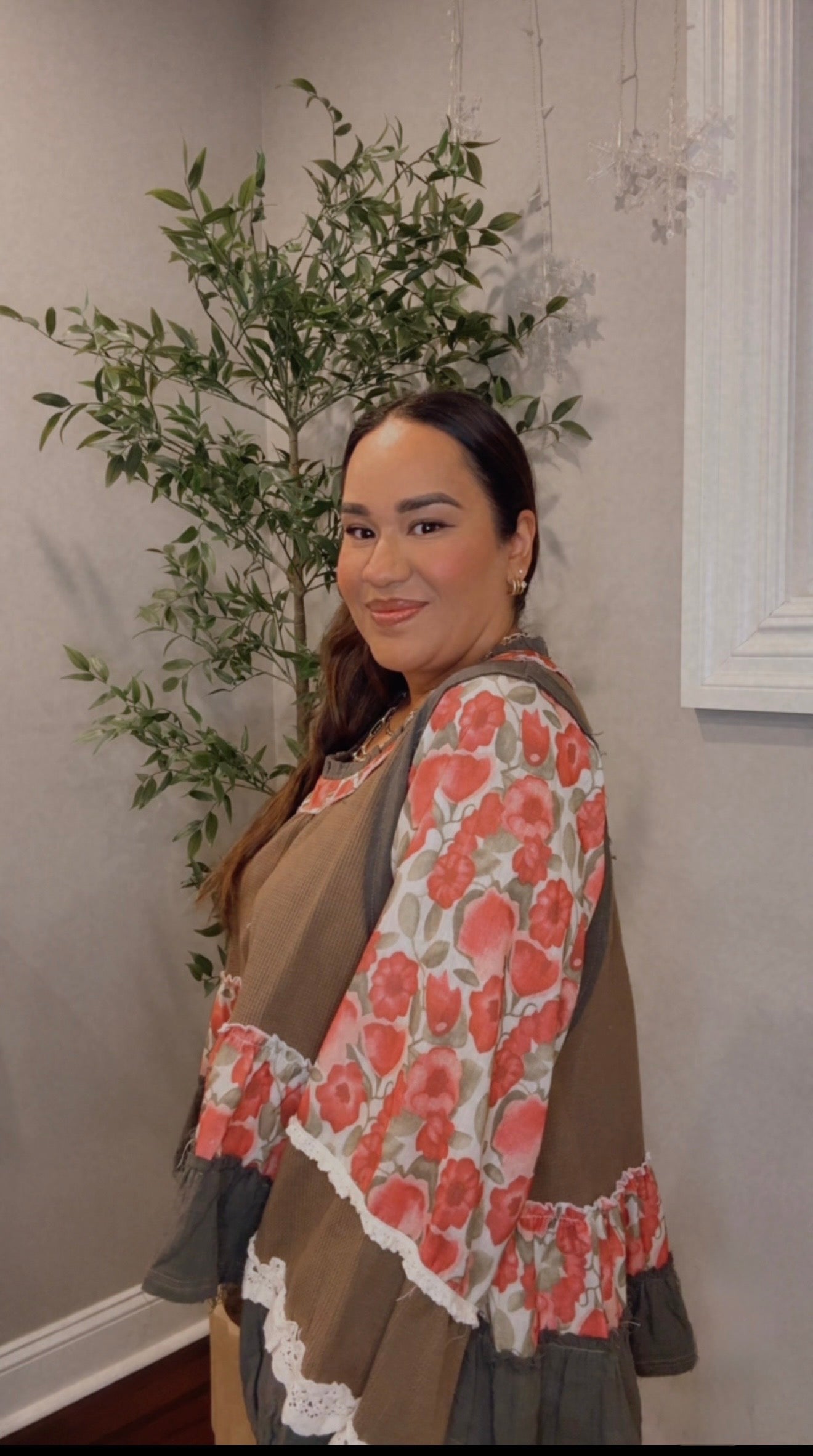 Marissa Floral Tiered Top