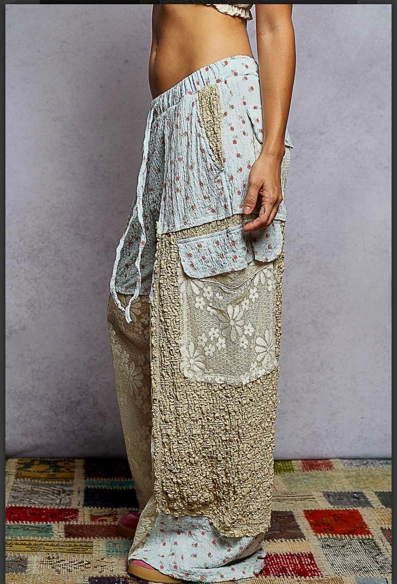 Hannah Floral Lace Pants