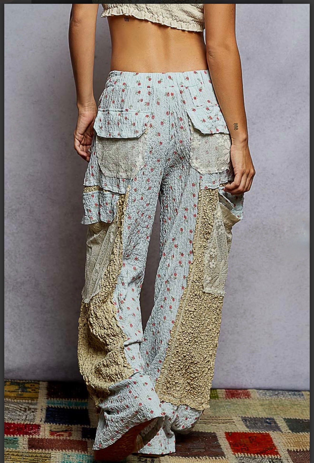 Hannah Floral Lace Pants