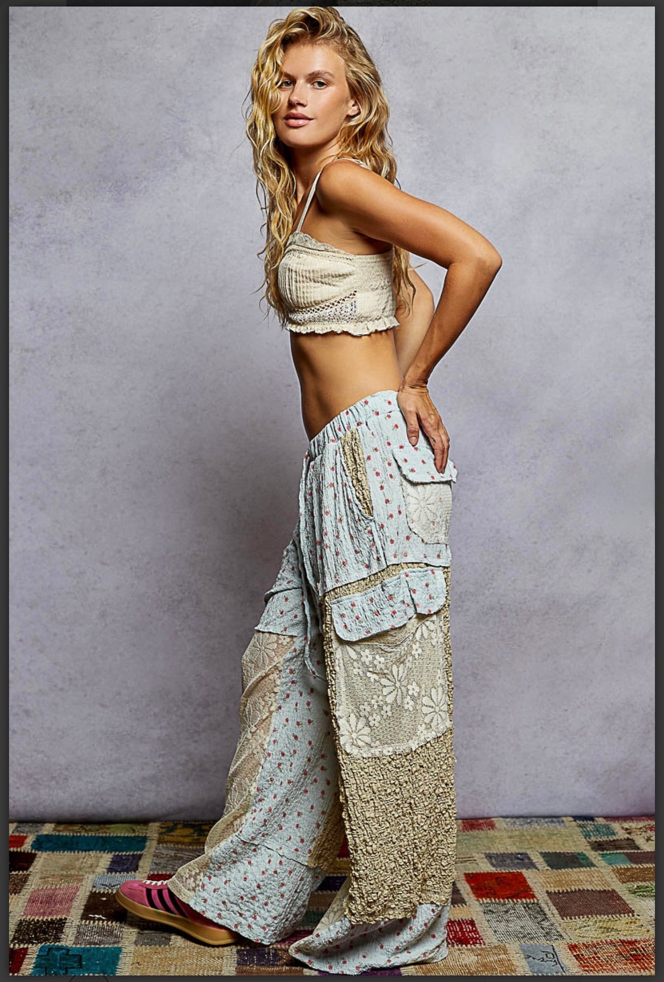 Hannah Floral Lace Pants