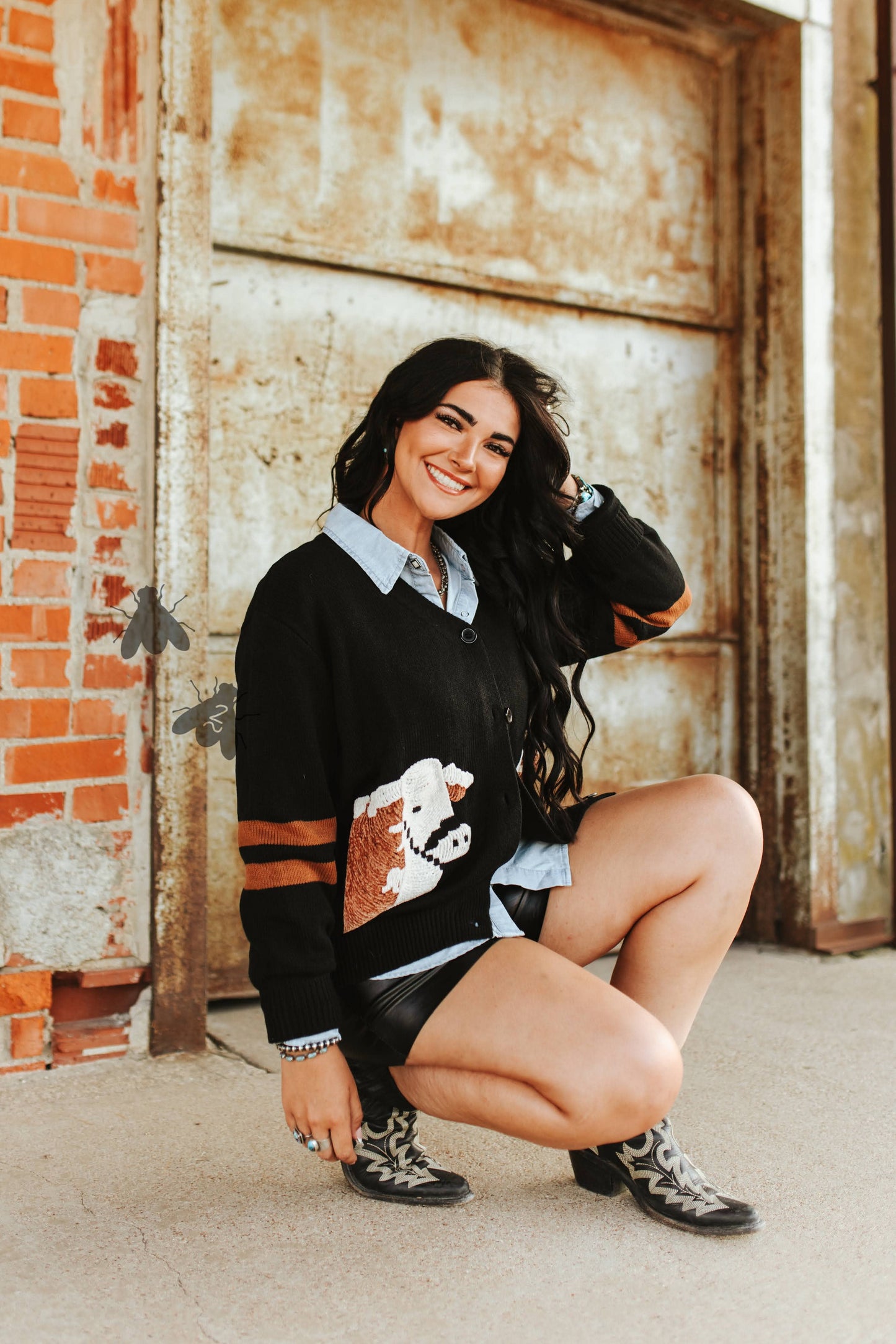 CATTLE CARDI *BLACK HEREFORD